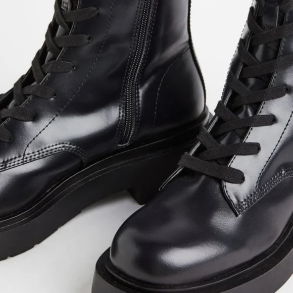 NWT H&M combat boots - Picture 3 of 6